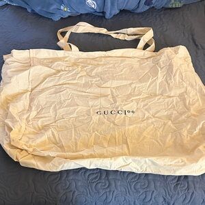 Gucci Cream Dust Bag